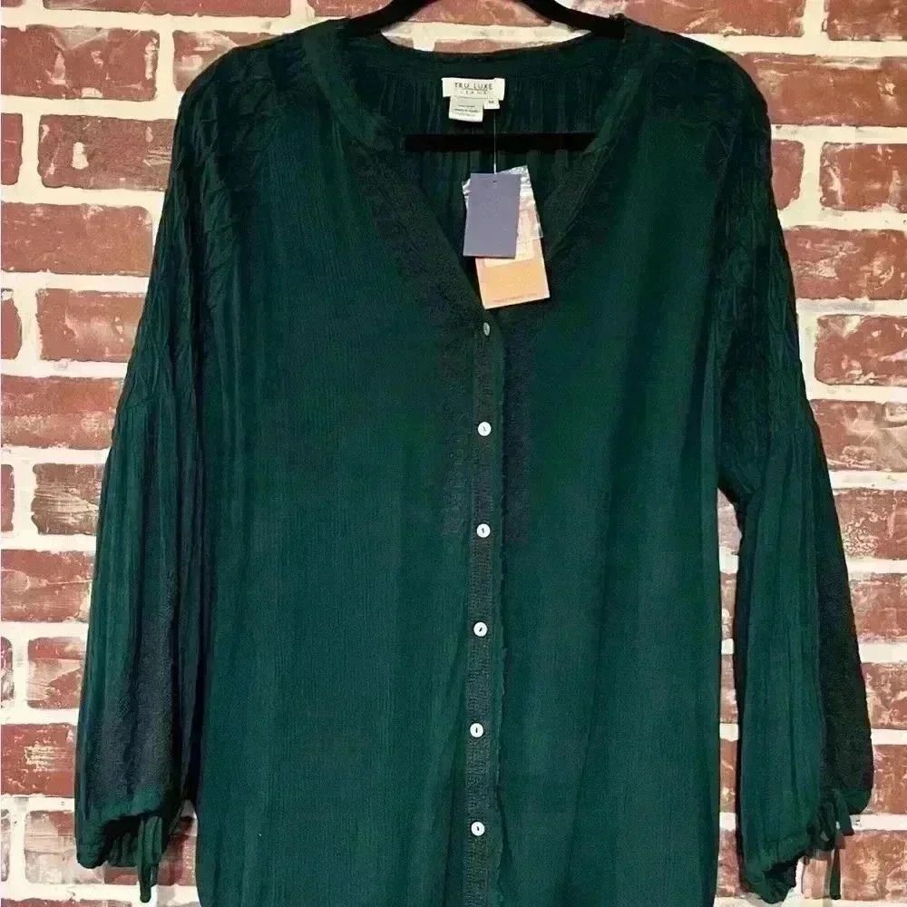 Tru luxe Green Blouse